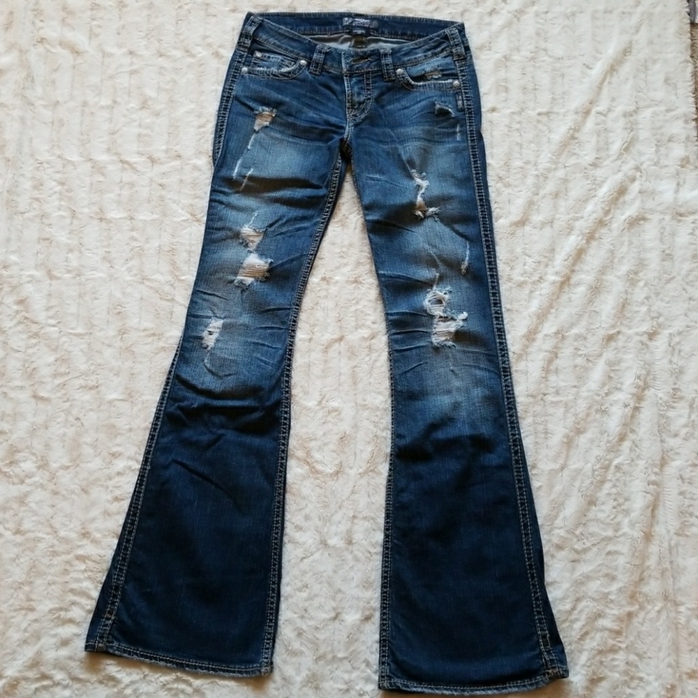 Frances Silver jeans